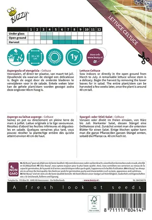 Buzzy® Xotica Aspergesla Celtuce - afbeelding 2