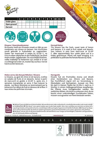 Buzzy® Xotica Kiwano, Hoornkomkommer - afbeelding 2