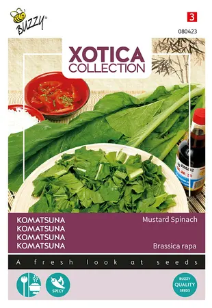 Buzzy® Xotica Komatsuna, Mustard Spinach - afbeelding 1
