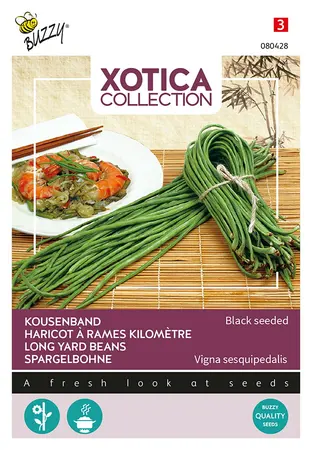 Buzzy® Xotica Kousenband, zwartzadig - afbeelding 1