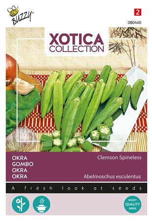 Buzzy® Xotica Okra Clemson Spineless - afbeelding 1