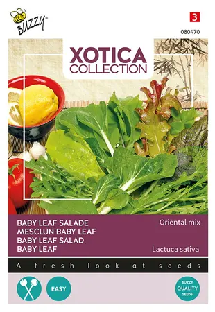 Buzzy® Xotica Salade Baby Leaf Oriental Mix - afbeelding 1