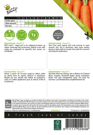 Buzzy® Zomerwortel Napoli F1 - afbeelding 2