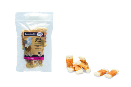 BZ COOKIE WRAPS MET KIP L 200G - afbeelding 1