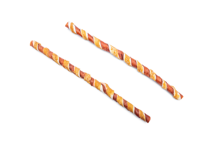 BZ KAUWSTICKS MET KIP EN RUND 2X 40 - afbeelding 2
