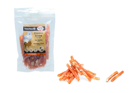 BZ KIP STAAFJES MET VIS 200G - afbeelding 1