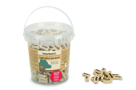 BZ LAMB+RICE DUO BONES VRDL 500G - afbeelding 1