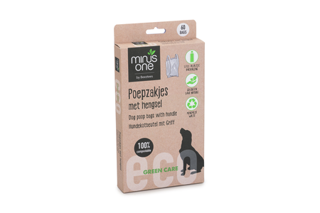 BZ MINUS ONE POEPZAKJES+HANDVAT 60ST - afbeelding 1