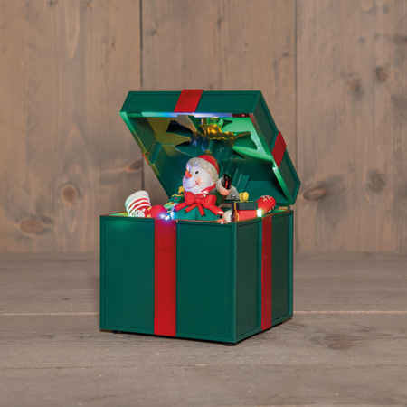 Cadeau bewegend led 20x12.5cm groen - afbeelding 4