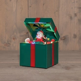 Cadeau bewegend led 20x12.5cm groen - afbeelding 2