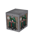 Cadeau bewegend led 20x12.5cm groen - afbeelding 1