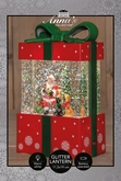 Cadeau glitterwater led 19x11cm rd - afbeelding 3