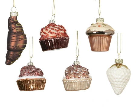 Cake glas d6h6.2cm multi a6 - afbeelding 1