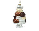 Decoris glazen figuur taart bruin