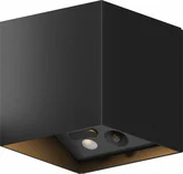 Calex Outdoor Battery Recharg. Up/Down Wandlamp Zwart - afbeelding 1
