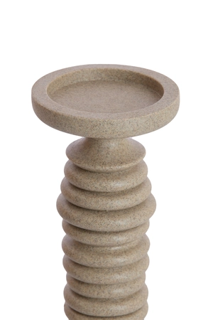 Light & Living Candle holder Ø11x32 cm BOLA sand - afbeelding 2