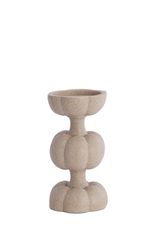 Light & Living Candle holder Ø13x24,5 cm ASTORIA sand - afbeelding 1