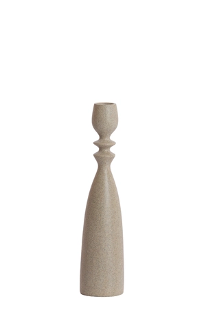 Light & Living Candle stick Ø8x34 cm GUAM sand - afbeelding 1