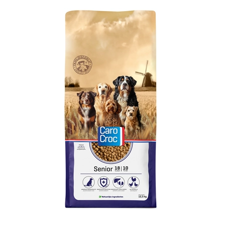 CaroCroc Hondenbrokken Senior 18/10 - 12,5 Kg - afbeelding 1