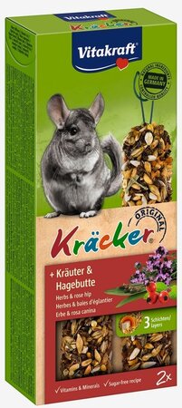 Kräcker Original chinchilla met kruiden en rozenbottel - afbeelding 1