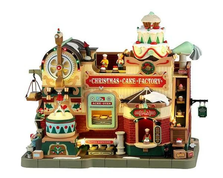 Lemax Christmas Cake Factory + 4,5 Volt Adapter - L