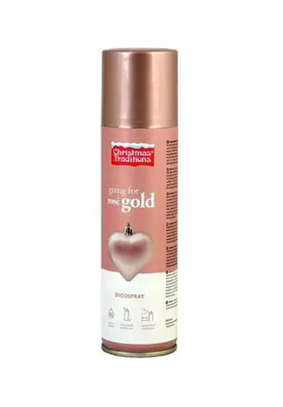 Christmas Traditions spuitbus 150 ml roze goud