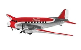 Hornby Coca-Cola kerstdorpminiatuur vliegtuig 7,7 x 22 x 22 cm