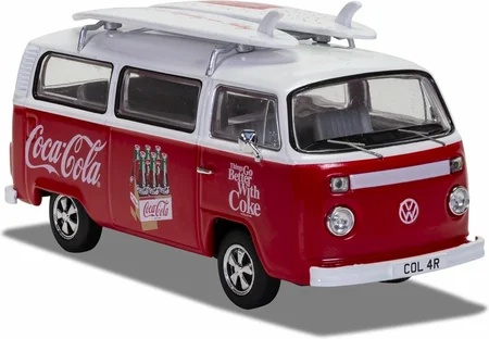 Hornby Coca-Cola kerstdorpminiatuur surfbusje 13,5 x 6,1 x 17,1 cm