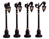 Colonial Street Lamp, Set Of 4, B/O (4.5V) Lemax - afbeelding 1