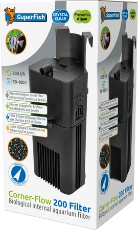 Superfish Cornerflow 200 Filter 200 L/H Wit - afbeelding 1