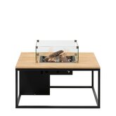 COSILOFT 100x100x47 Black frame/ Teak top - afbeelding 3