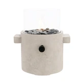 Cosiscoop Craft Gaslantaarn - L27xB21xH30cm Lichtgrijs