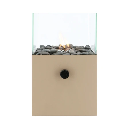 Cosiscoop Square Gaslantaarn - L20xB20xH32cm Zand Beige