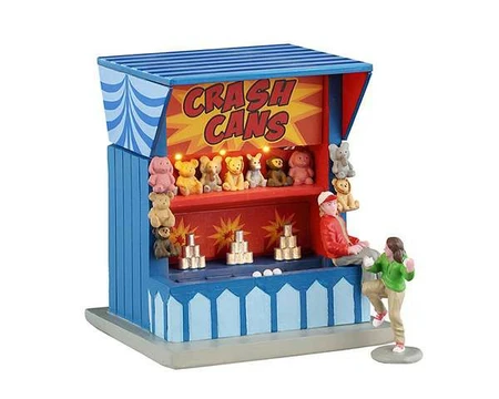 Lemax Crash Cans Game, Set of 2