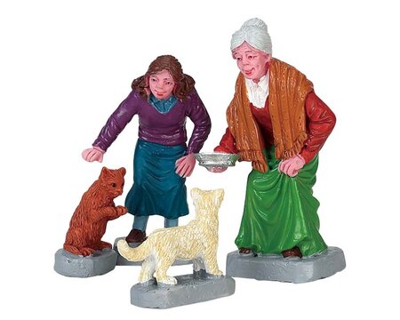 Cream For Kitty, Set Of 4 - Lemax kerstfiguren