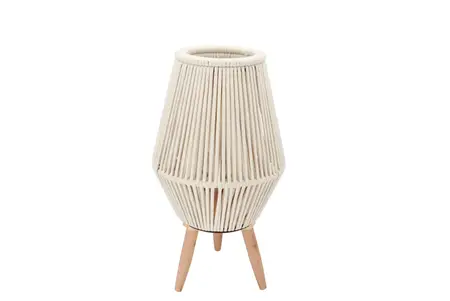 Cruz White Lantaarn Op Poten 15X24X44Cm