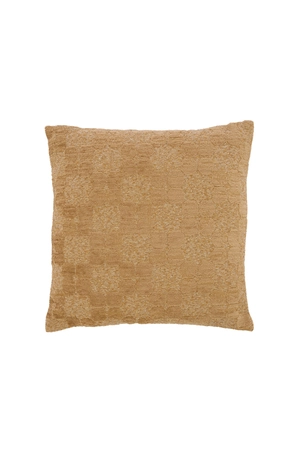 Light & Living Cushion 45x45 cm PUEBLO ocher yellow+brown - afbeelding 1