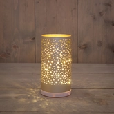 Cylinder led glas draaiend 17cm chp - afbeelding 2