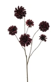Dahlia spray burgundy 110cm