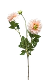 Dahlia spray peach/pink 72cm