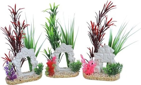 Sydeco kunststofplant Decor Ruïnes 25 cm (380226)