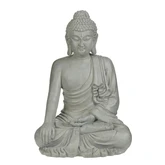 Decoratie buddha grijs - l64xb55xh93cm
