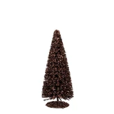 Decoratie boom bruin - h30xd13cm