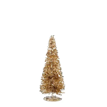 Decoratie boom champagne - h30xd11cm