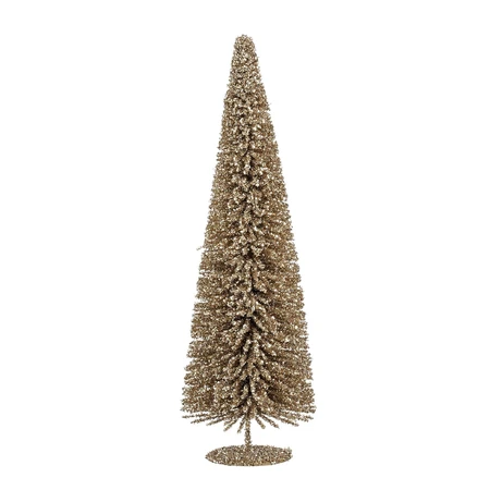 Decoratie boom champagne - h60xd19cm