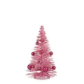 Decoratie boom fuchsia - h25xd14cm