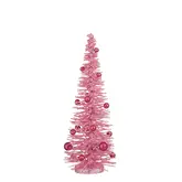 Decoratie boom fuchsia - h40xd16cm