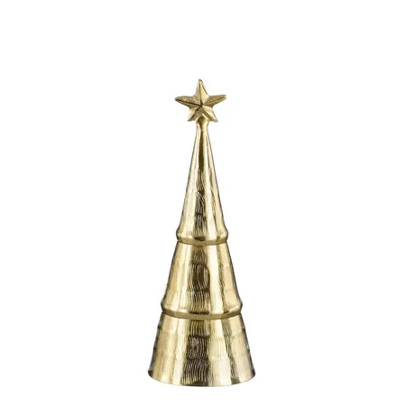 Decoratie boom goud - h26xd9cm