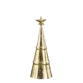 Decoratie boom goud - h26xd9cm