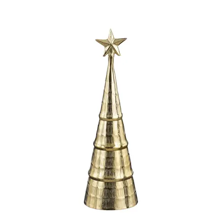 Decoratie boom goud - h36xd11cm
